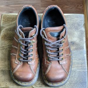 Dr. Martens Keith Brown Leather Low Top Lace Up